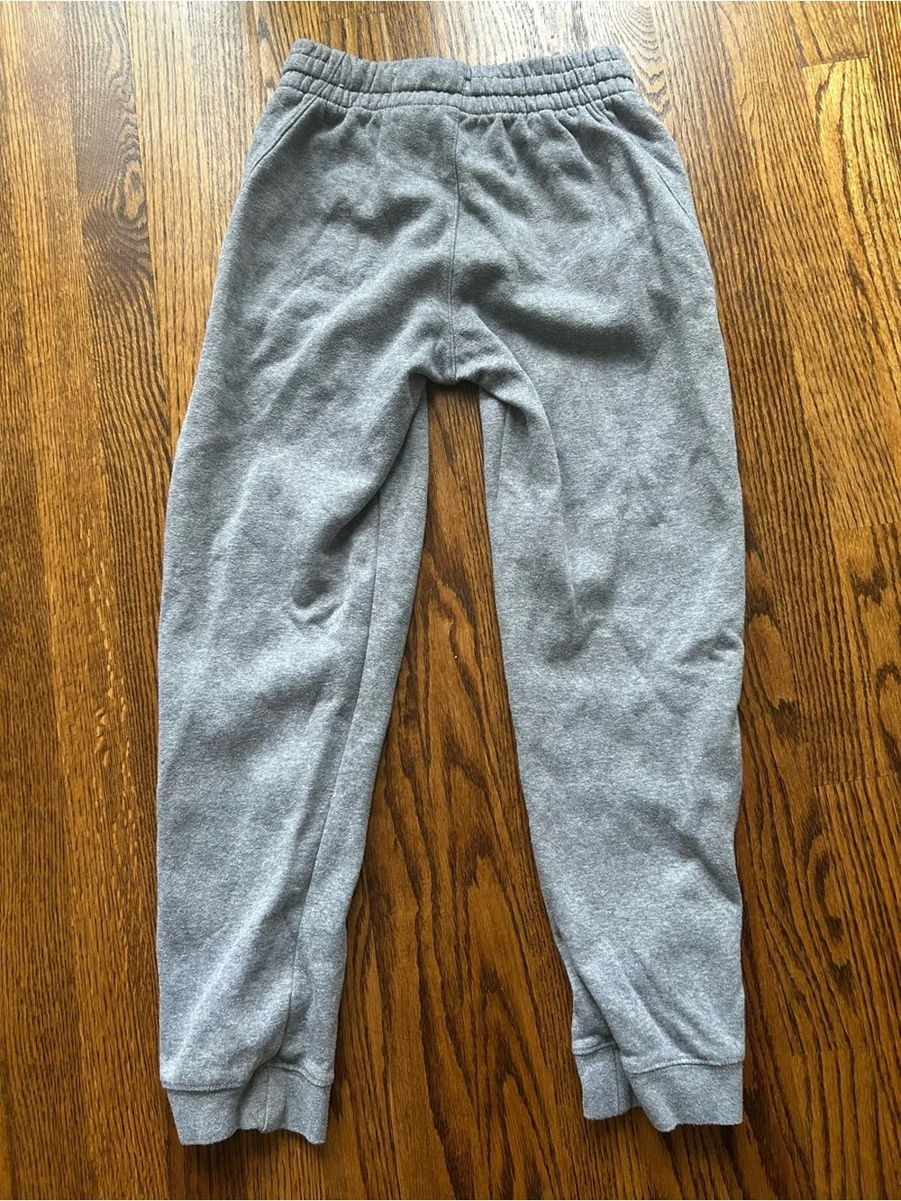 Nike Gray Youth Fleece Joggers with Swoosh